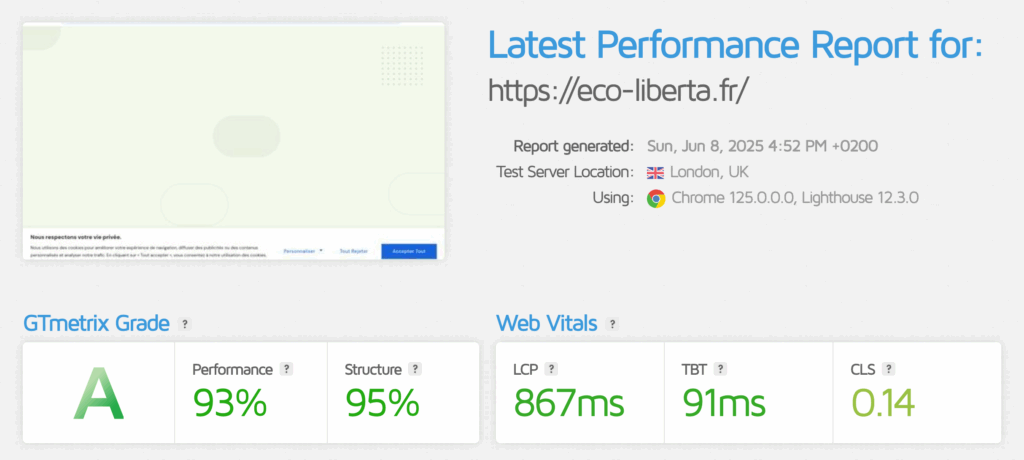 rank site web